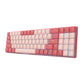 Redragon BS8772 Wireless Keyboard and Mouse Combo – Red/Pink