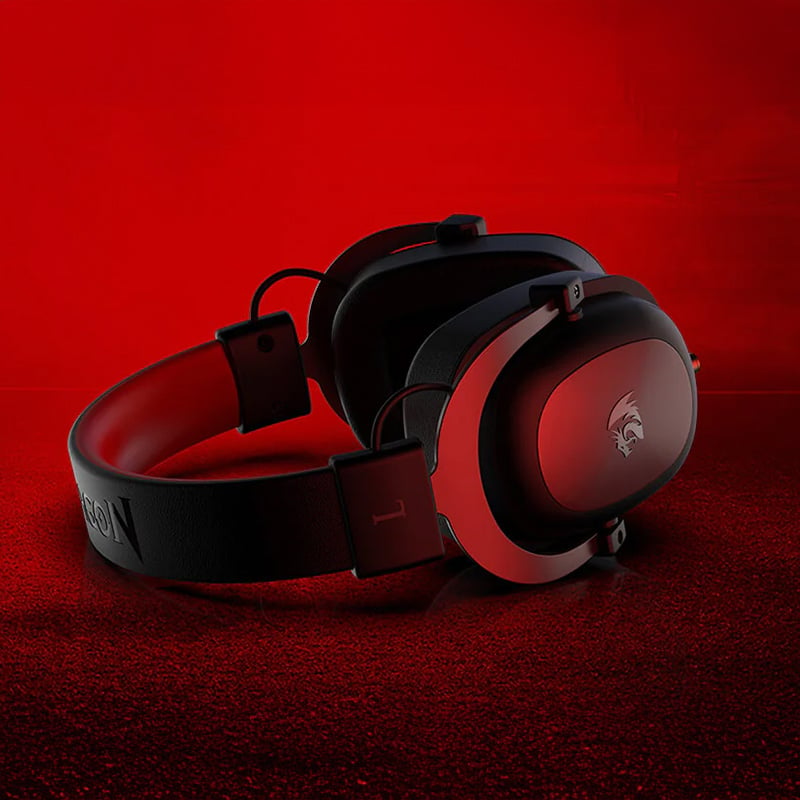 REDRAGON Over-Ear ZEUS 2 USB Gaming Headset – Black