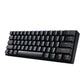 REDRAGON DRACONIC PRO Mechanical 61 Key|Bluetooth 5.0|RGB 9 Colour Modes|Rechargable Battery|Type-C Charging Cable Gaming Keyboard – Black