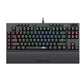 Redragon K588 RGB Pro BROADSWORD TKL Mechanical Wired Gaming Keyboard – Black