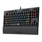 Redragon K588 RGB Pro BROADSWORD TKL Mechanical Wired Gaming Keyboard – Black
