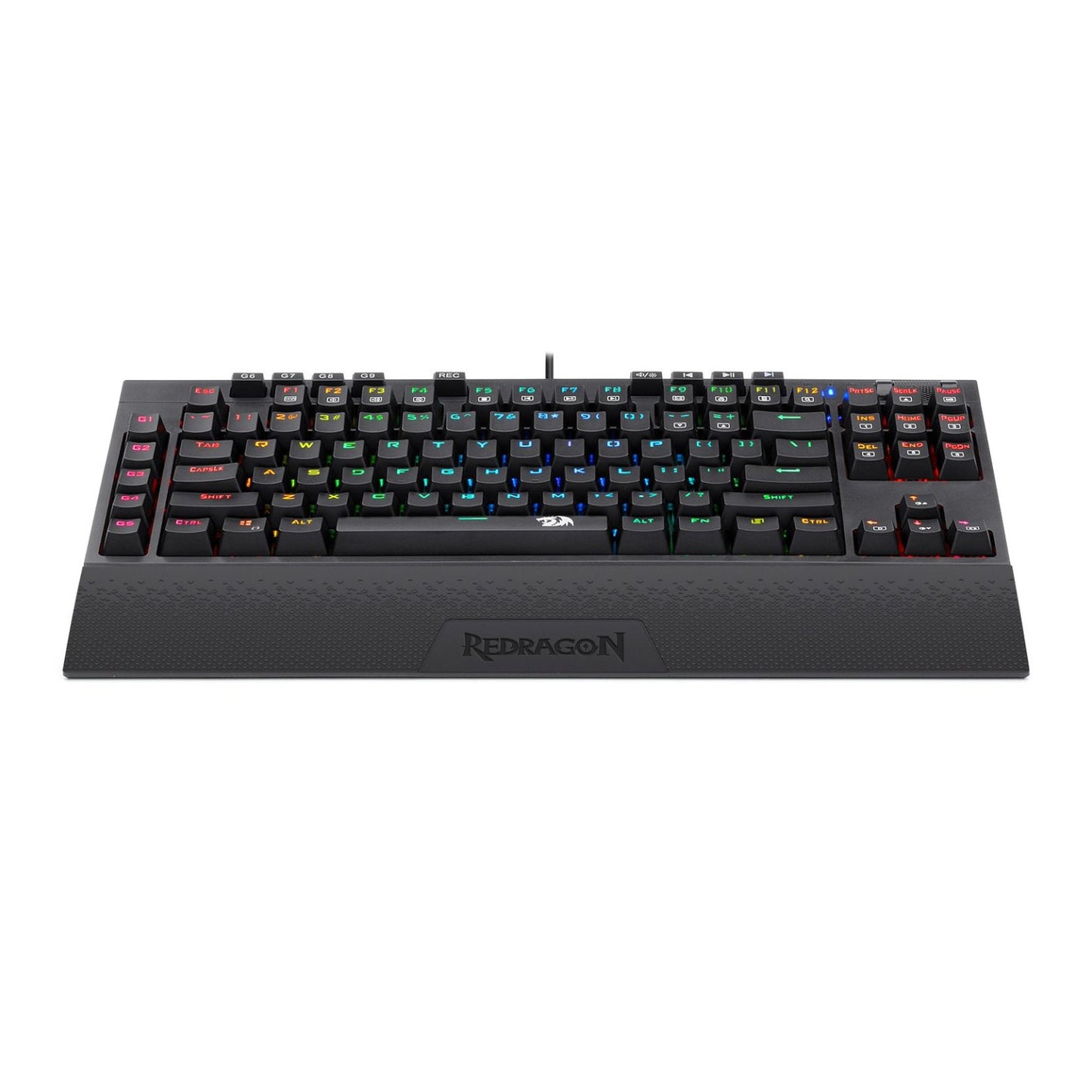 Redragon K588 RGB Pro BROADSWORD TKL Mechanical Wired Gaming Keyboard – Black