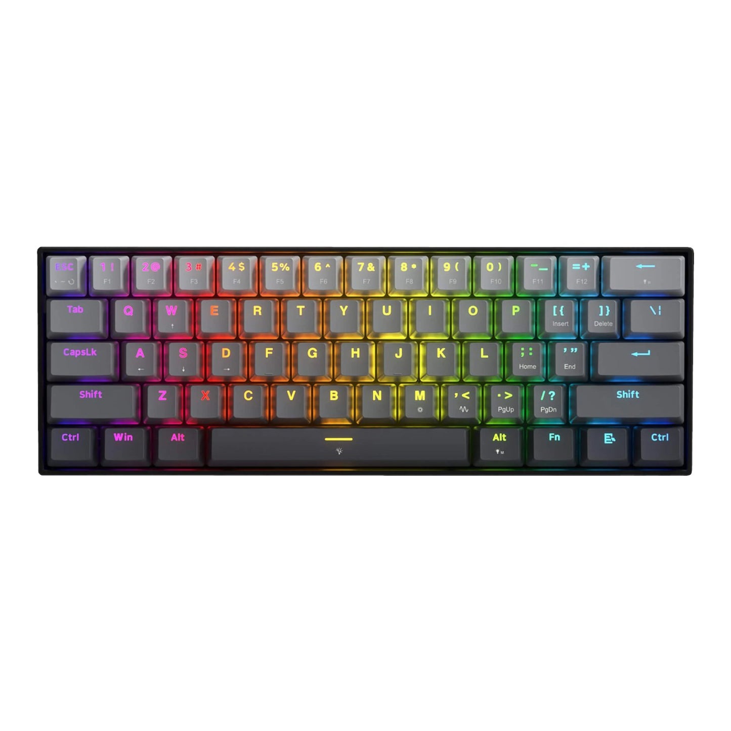Redragon K617 FIZZ Rapid Trigger 60% Magnet Hall Switch Wired RGB Gaming Keyboard