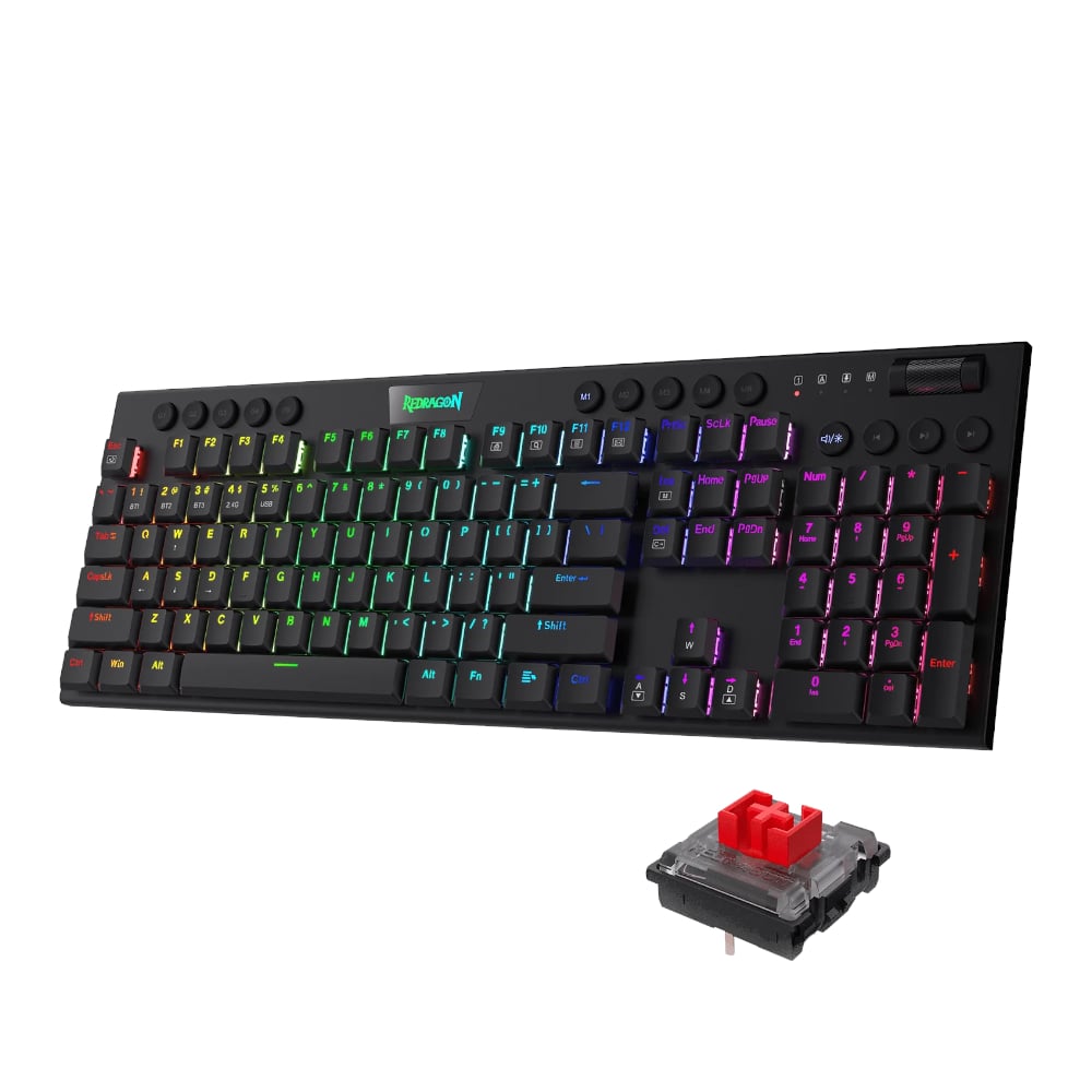 Redragon Mechanical HORUS PRO Wireless Gaming Keyboard