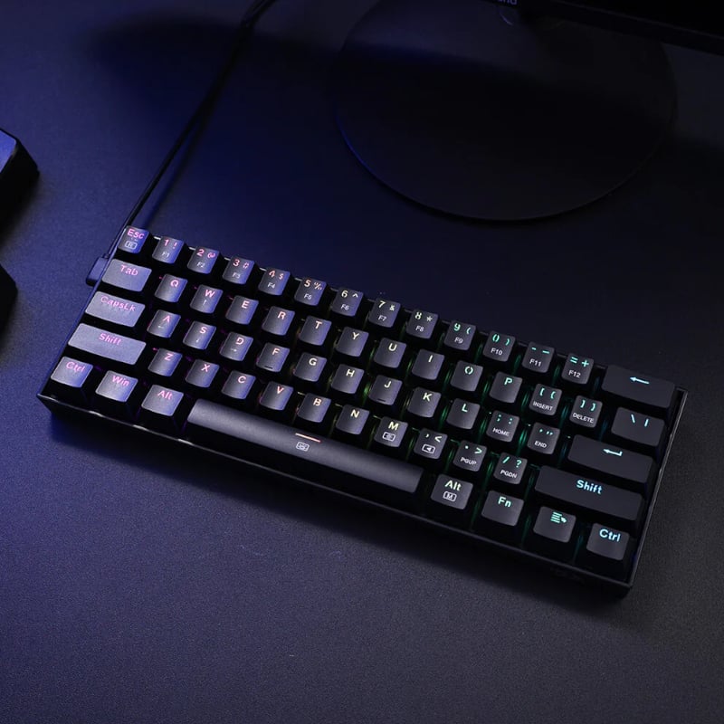 REDRAGON DRAGONBORN Wired Mechanical Keyboard RGB 67Key Design – Black