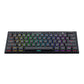 REDRAGON Horus Mini 61Key Red Switch RGB Low Profile Gaming Mechanical Keyboard – Black