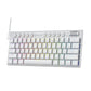 Redragon K632 HORUS Mini 60% RGB Wired Gaming Keyboard – White