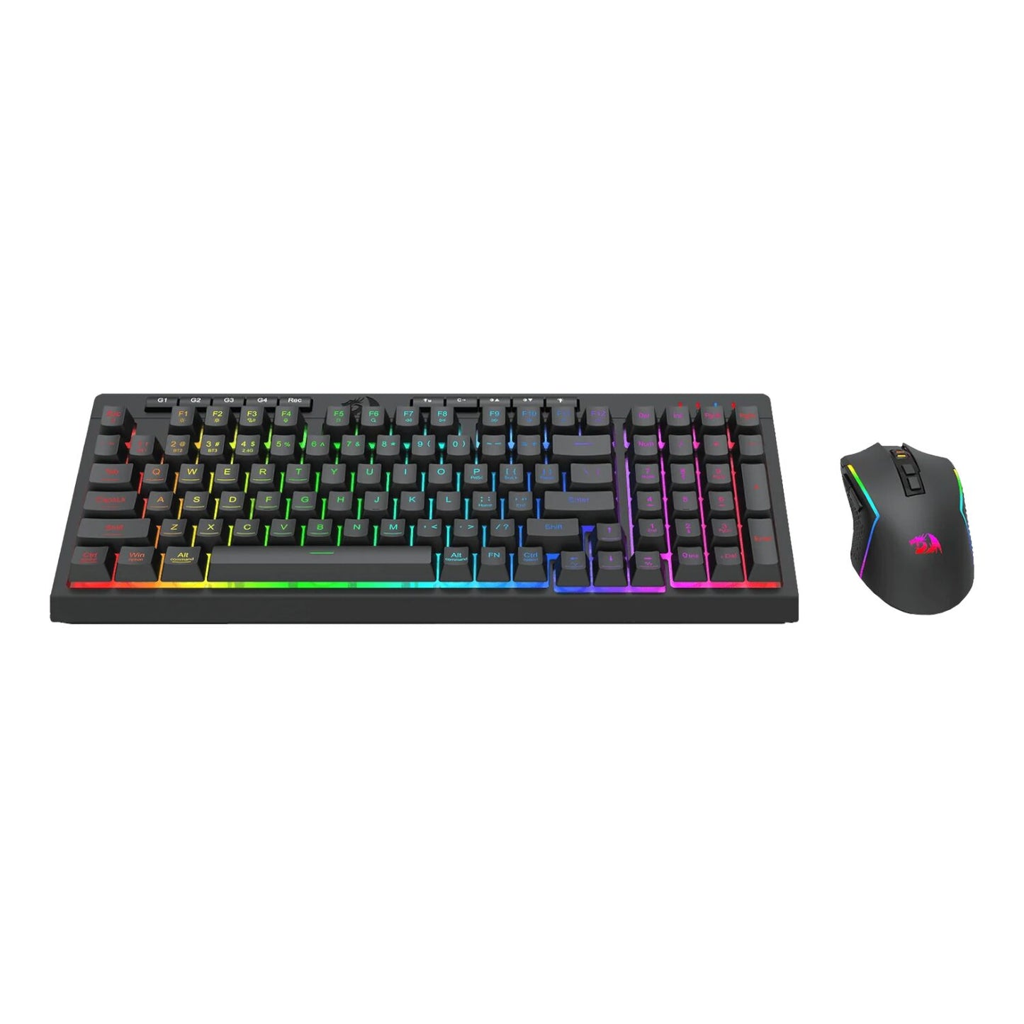 Redragon RYLO PRO S142 Tri-Mode RGB Gaming Keyboard & Mouse Combo