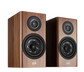 Polk Reserve R100 Bookshelf Speakers - Pair (Walnut) + WiiM Amp Pro Multiroom Streaming Amplifier (Silver)