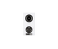Polk Reserve R100 Bookshelf Speakers - Pair (White) + WiiM Amp Pro Multiroom Streaming Amplifier (Silver)