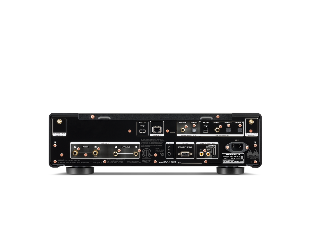 Marantz SACD 30N Network SACD Player with HEOS (Black) + Marantz MODEL30 Integrated Stereo Amplifier (Black)