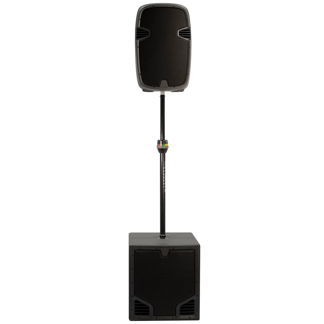 Power Works SP-90 TeleLock Series Speaker Pole - Each - Black