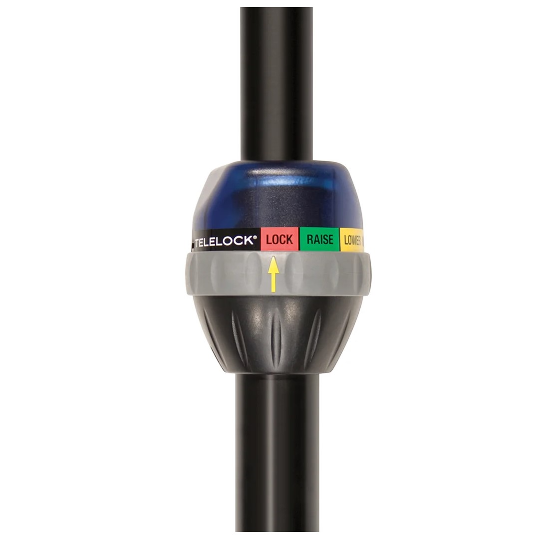 Power Works SP-90 TeleLock Series Speaker Pole - Each - Black