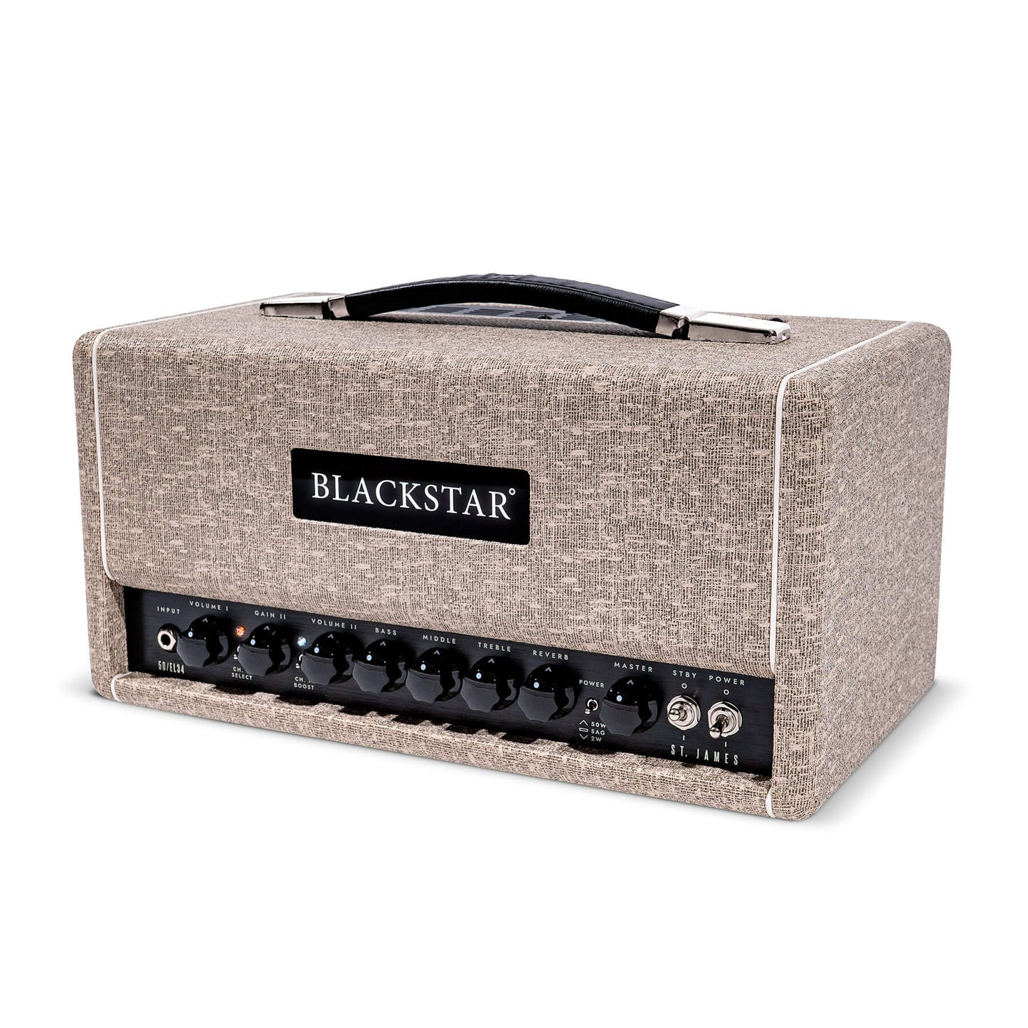 Blackstar ST. JAMES 50 EL34 HEAD Guitar Valve Amplifier - Fawn (Each)