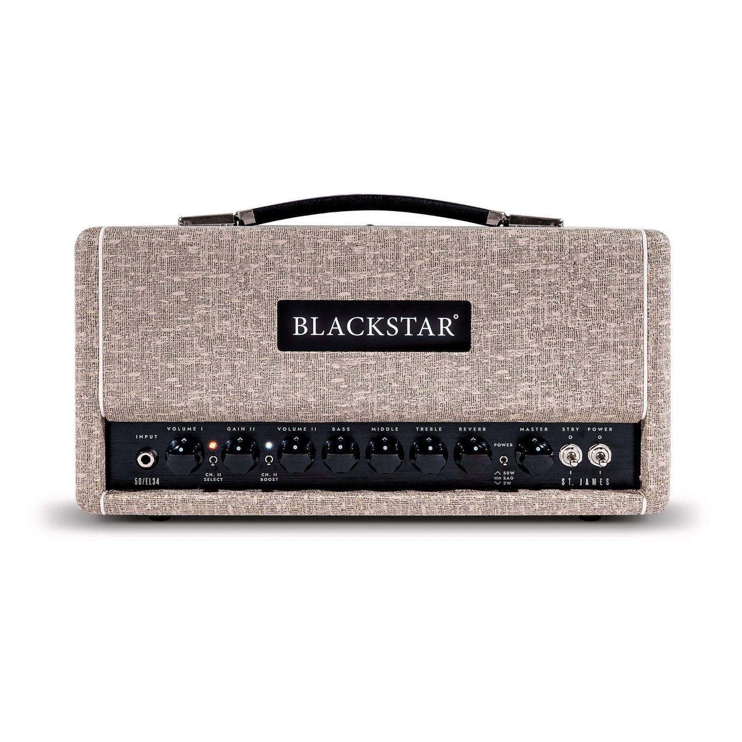 Blackstar ST. JAMES 50 EL34 HEAD Guitar Valve Amplifier - Fawn (Each)