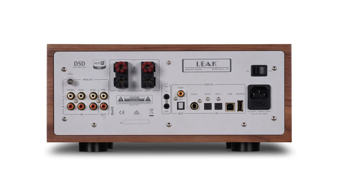 Leak Stereo 130 Integrated Amplifier - Walnut
