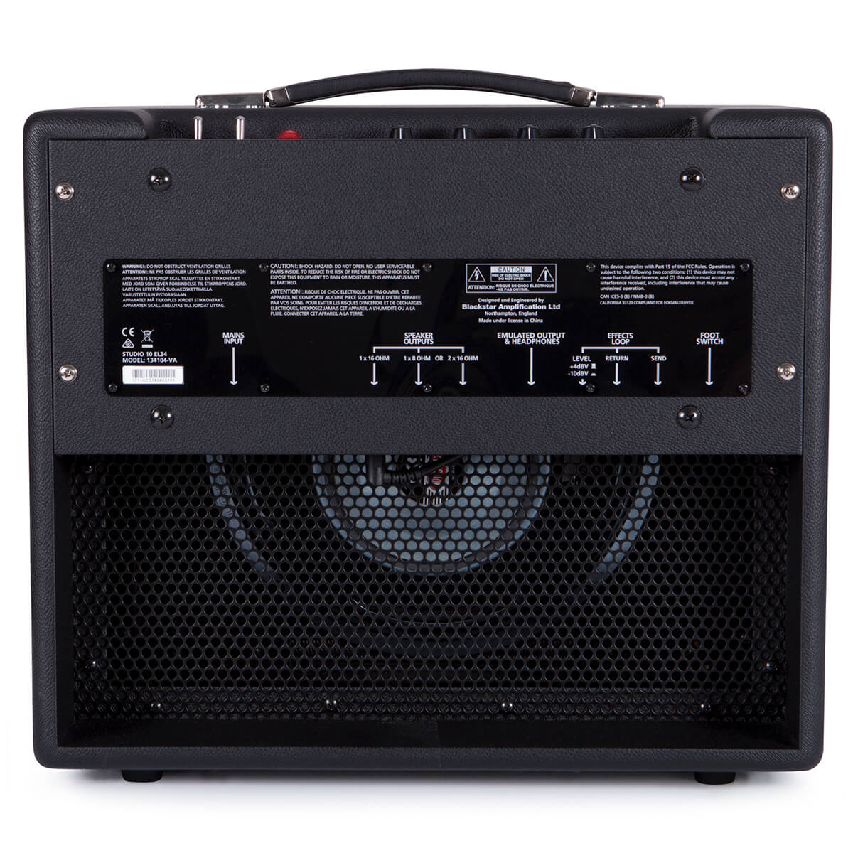 Blackstar Studio 10 EL34 Valve Tone Amplifier - Each - Black