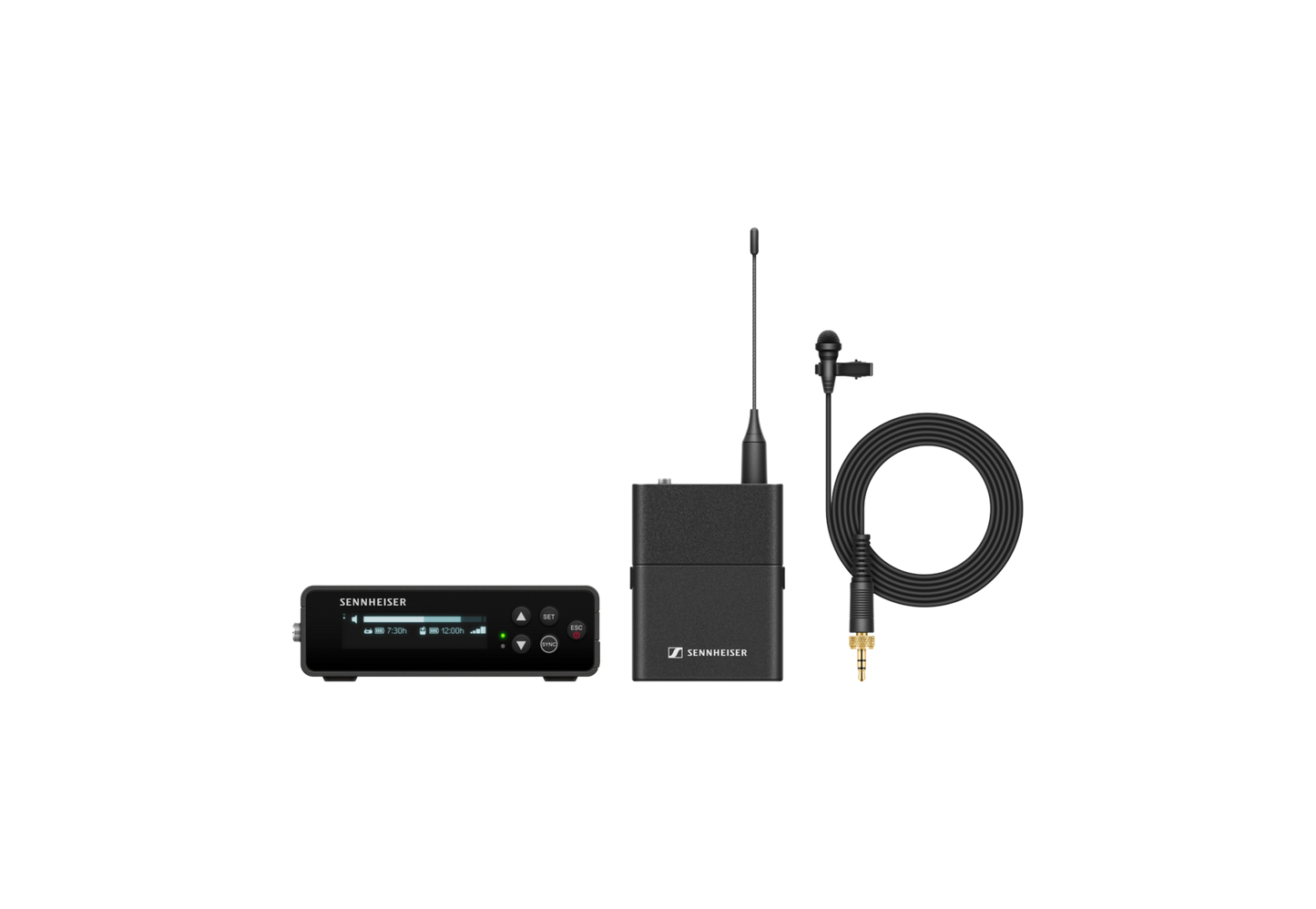 Sennheiser EW-DP ME2 (S1-7) SET Camera Mount Digital Wireless Omni Lavalier Mic System - Each - Black