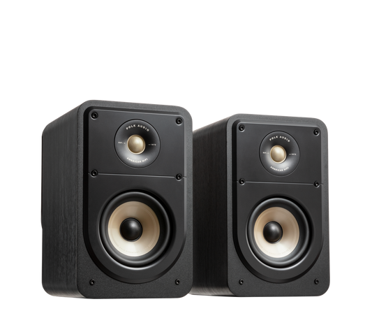 Polk Signature Elite ES15 Bookshelf Speaker - Pair - Black