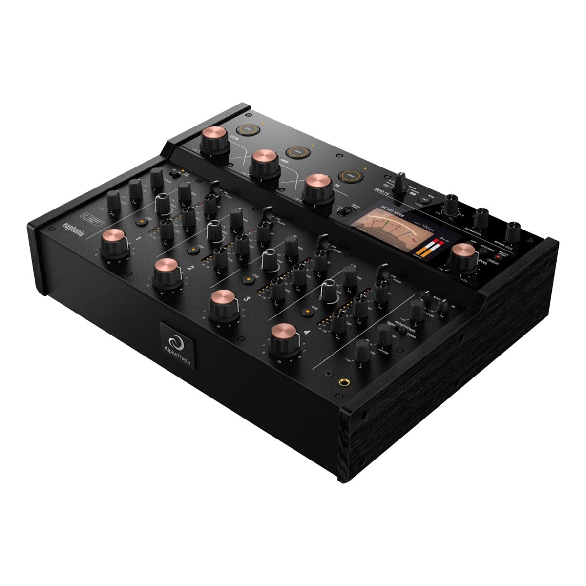 Pioneer DJ Euphonia Professional 4-Channel Rotary Mixer - Black