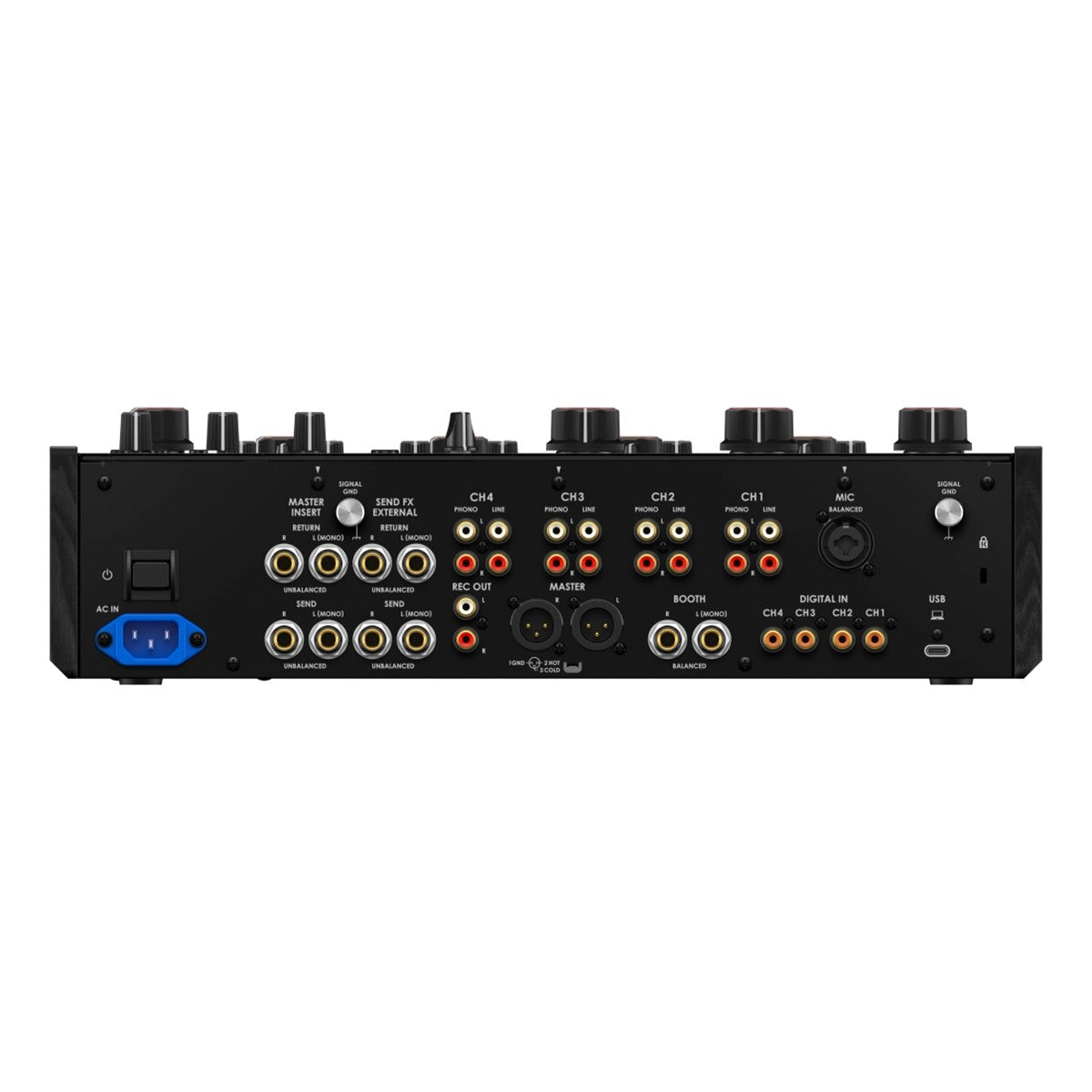 Pioneer DJ Euphonia Professional 4-Channel Rotary Mixer - Black