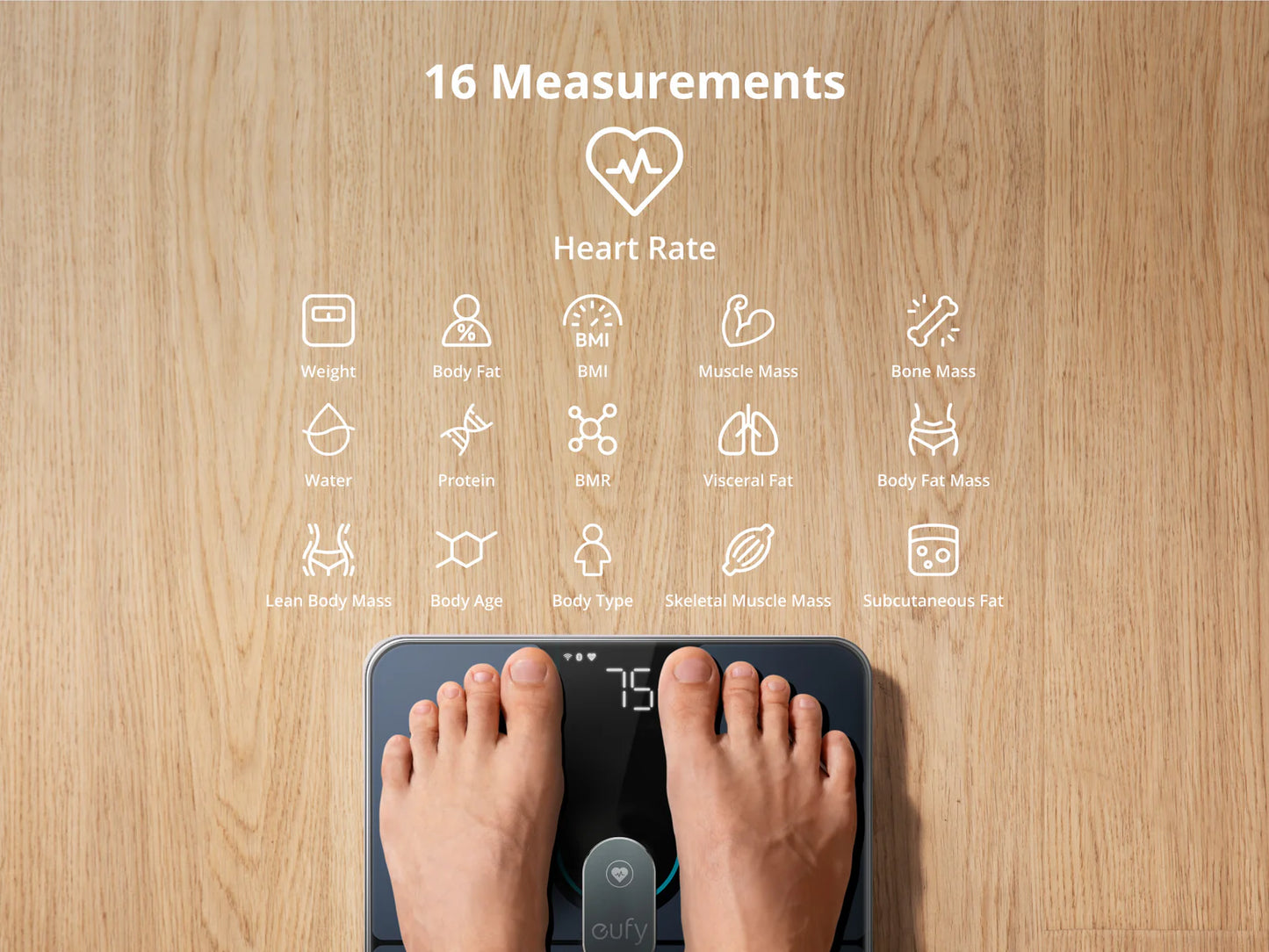 Eufy Smart Scale P2 Pro - Black