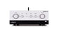 Wharfedale Linton 3-way standmount speaker with stands - Pair (Black) + Leak Stereo 230 Integrated Amplifier (Silver)