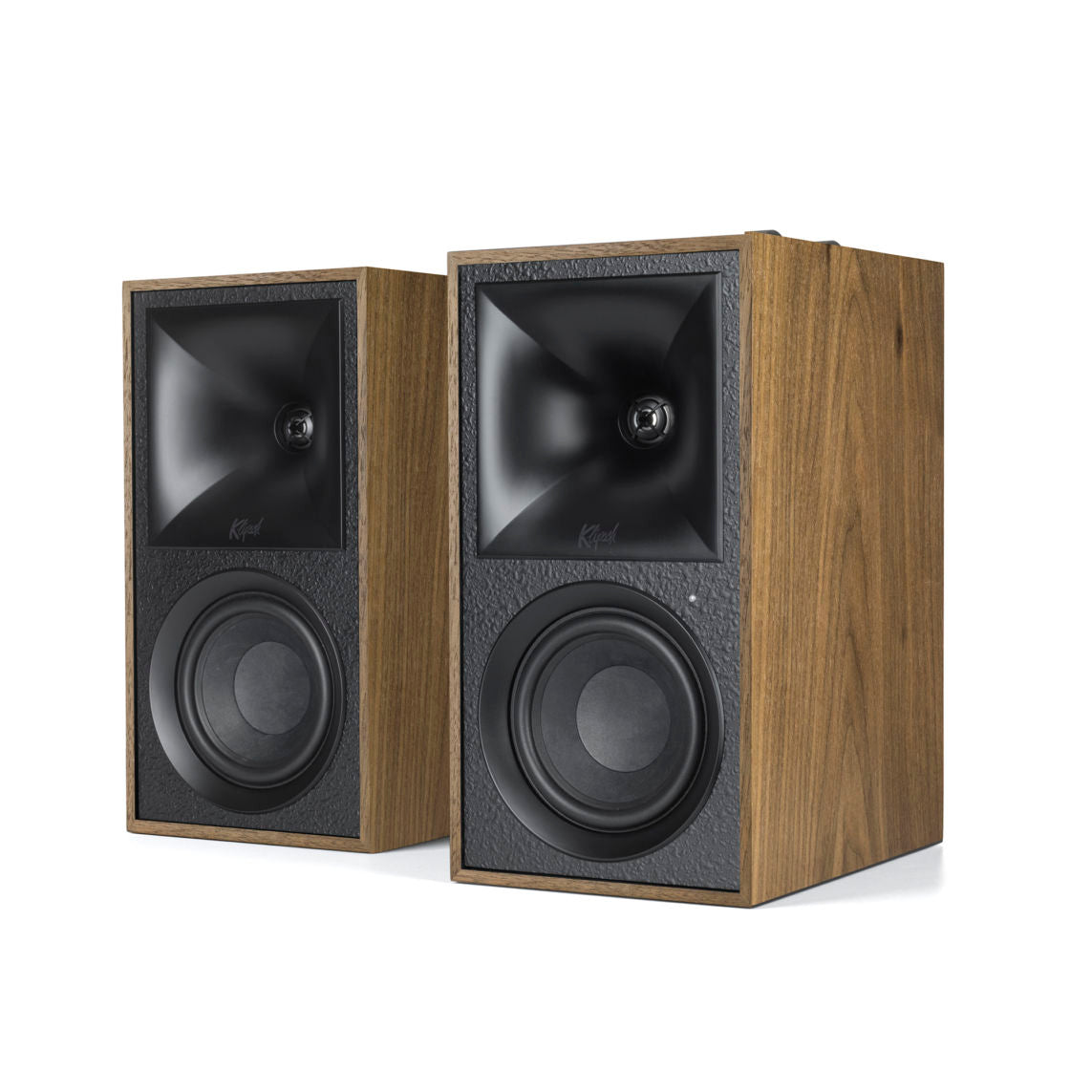 Klipsch The Fives Stereo Powered Speakers - Walnut (Pair) + Klipsch R-101SW Subwoofer - Black (Each)