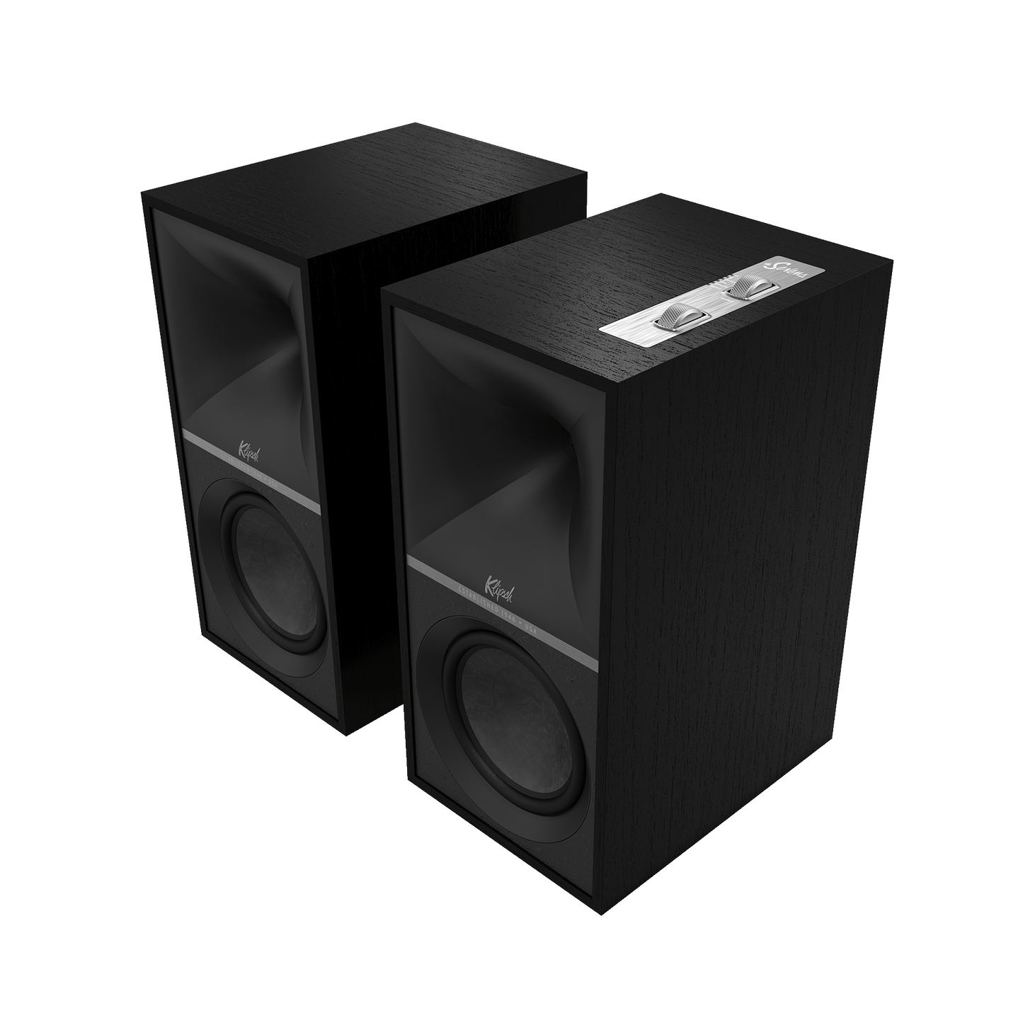 Klipsch The Sevens 6.5" Powered Speakers - Black (Pair) + Klipsch R121-SW Subwoofer - Black (Each)