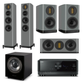 Wharfedale Evo 5.3 Home Theatre System (Grey) + Yamaha RX-V6A AV Receiver (Black)