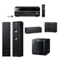 Yamaha NS 5.1 Home Theatre Speaker Package + Yamaha RX-V385 AV Receiver (Black)