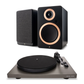 Argon Audio TT MK2 Turntable + Argon Audio Forte A5 MK2 Bluetooth Active Speakers - Pair (Black)