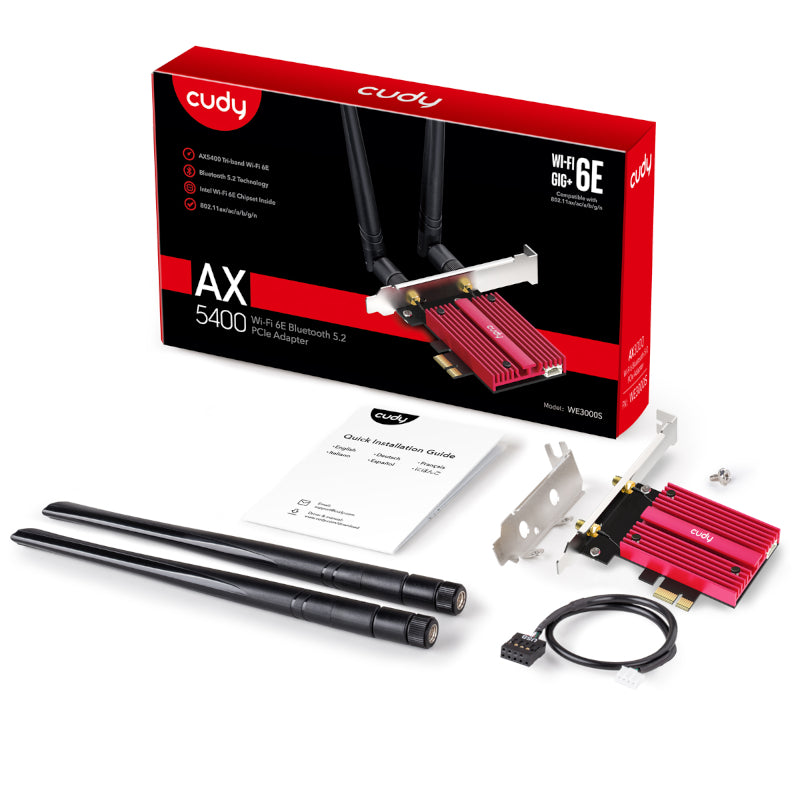 cudy AX5400 WiFi 6E PCI Express Adapter