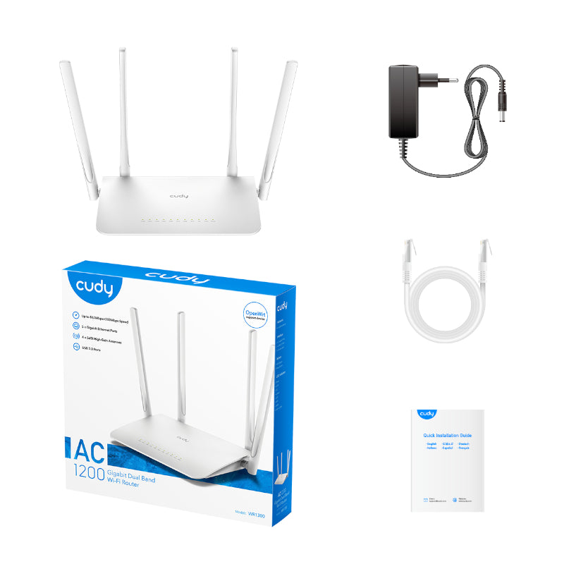 cudy AC1200 Gigabit Wi-Fi Mesh Router