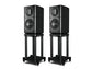 Wharfedale ELYSIAN 1R Standmount Loudspeakers with Speaker Stands- Pair (Black)