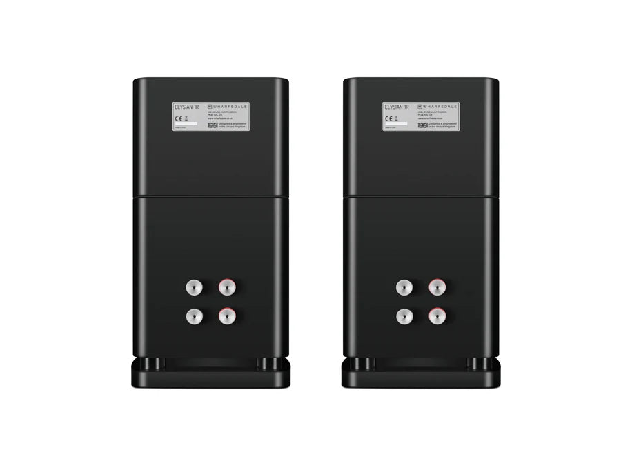 Wharfedale ELYSIAN 1R Standmount Loudspeakers with Speaker Stands- Pair (Black)