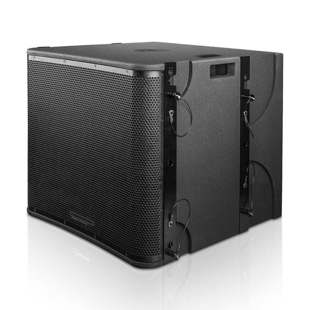 Power Works Zethus Series Ground Stackable Line Array Speaker System - Black