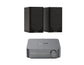 Monitor Audio Bronze 50 7G Bookshelf Speaker - Pair (Black) + WiiM Amp Pro Multiroom Streaming Amplifier (Silver)