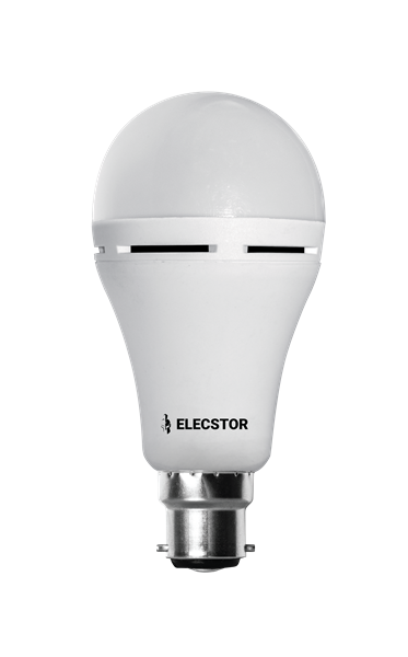 ELECSTOR B22 7W RECHARGEABLE GLOBES - WARM WHITE - Each