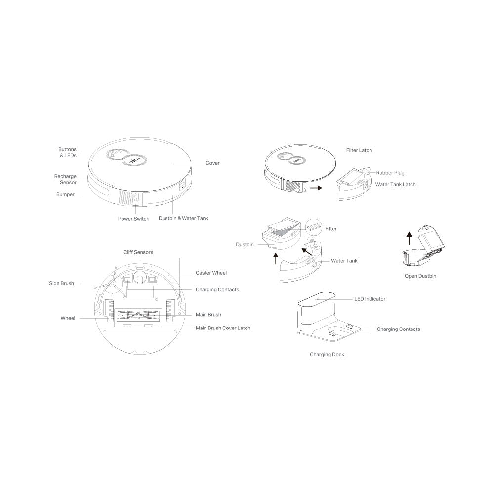 TP-LINK TAPO RV10 ROBOT VACUUM AND MOP