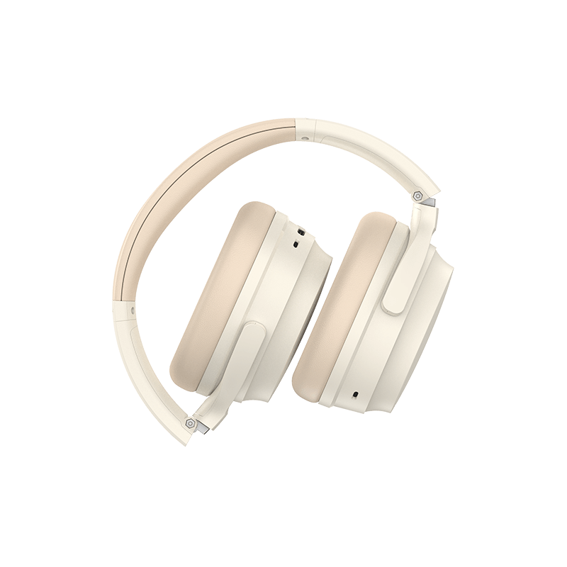 Edifier WH700NB Wireless Noise Cancellation Over-Ear Headphones - Ivory