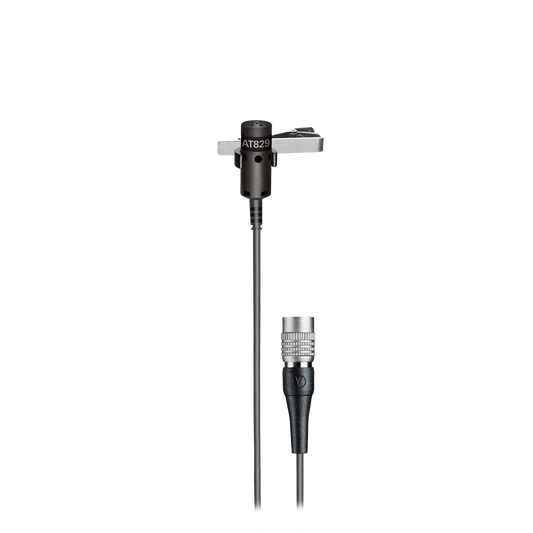 Audio-Technica AT829CW Cardioid Condenser Lavalier Microphone with CW-Style Locking 4-Pin Connector