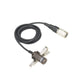 Audio-Technica AT829CW Cardioid Condenser Lavalier Microphone with CW-Style Locking 4-Pin Connector