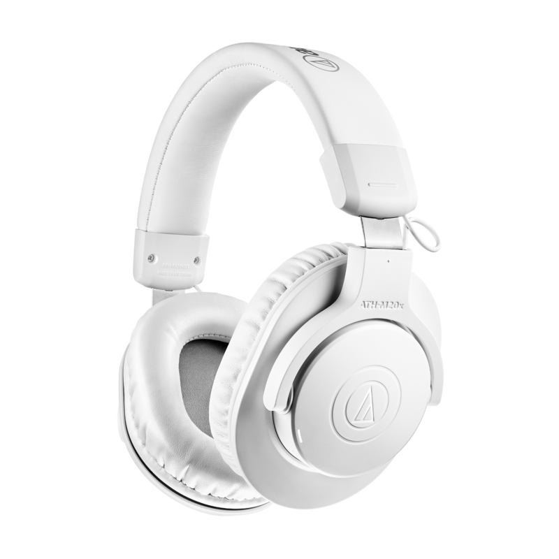 Audio-Technica ATH-M20XBT Wireless Over-Ear Headphones - White