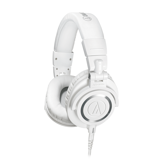 Audio-Technica ATH-M50XWH Professional Studio Monitor Headphones - White