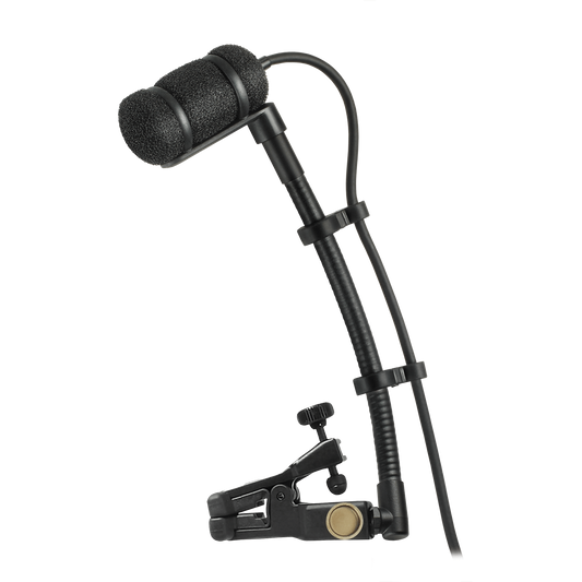 Audio-Technica ATM350U Cardioid Condenser Instrument Microphone with Universal Clip-on Mounting System (5" Gooseneck)