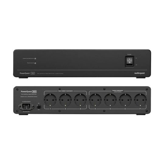 AudioQuest PowerQuest 303 12-Outlet Power Conditioner & Non-Sacrificial Surge Protector