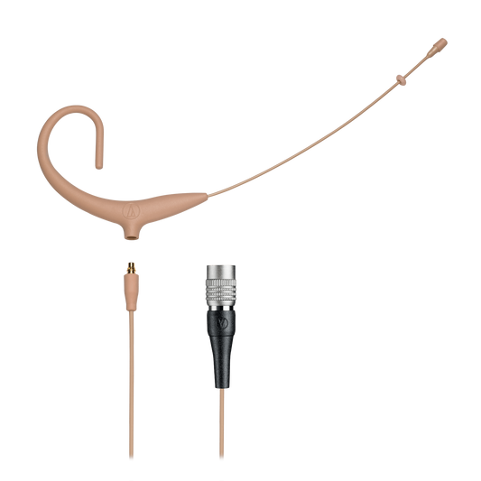 Audio-Technica BP892CW Subminiature Omnidirectional Condenser Headworn Microphone - Beige