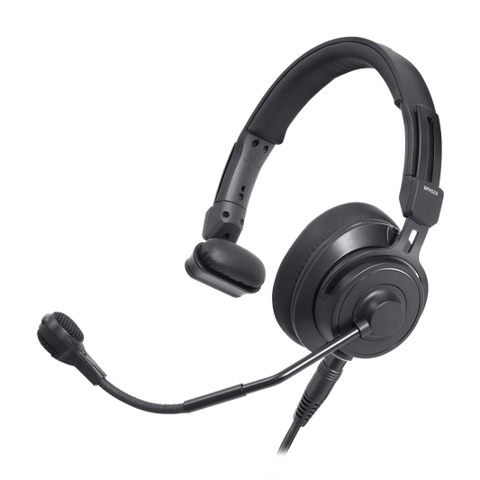 Audio-Technica BPHS2S Single-Ear Broadcast Headset - Black