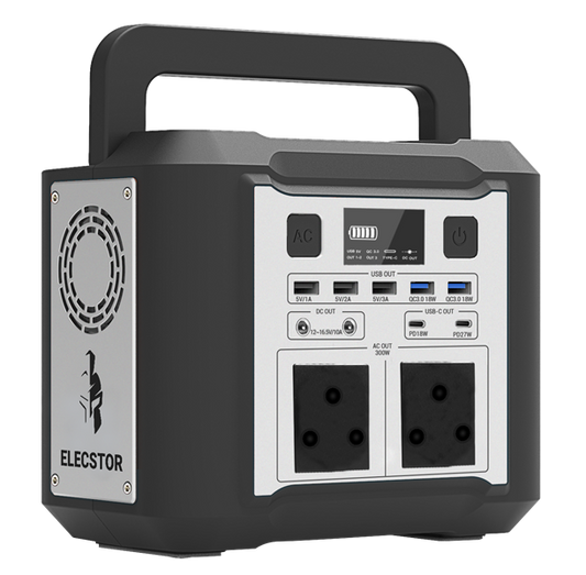 ELECSTOR 300W PORTABLE POWER STATION - Each